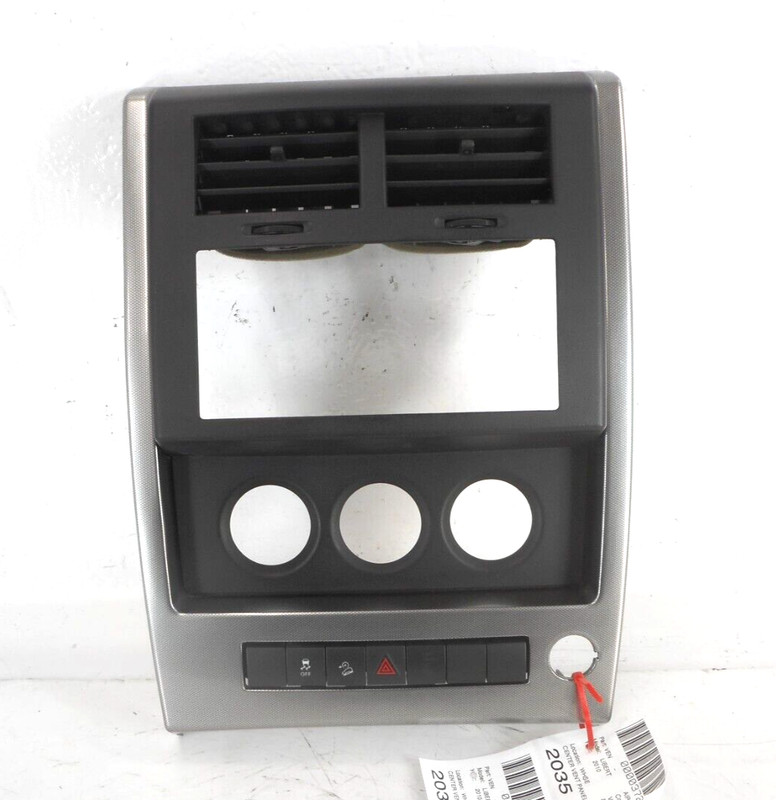 10 Jeep Liberty Center Dashboard Radio Trim Surround Bezel W/ Air Vents OEM