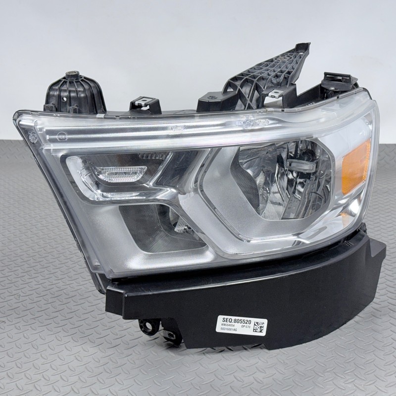 ✅ 19-26 RAM 1500 5th OEM FRONT LEFT HALOGEN HEADLAMP HEADLIGHT CHROME Driver LH