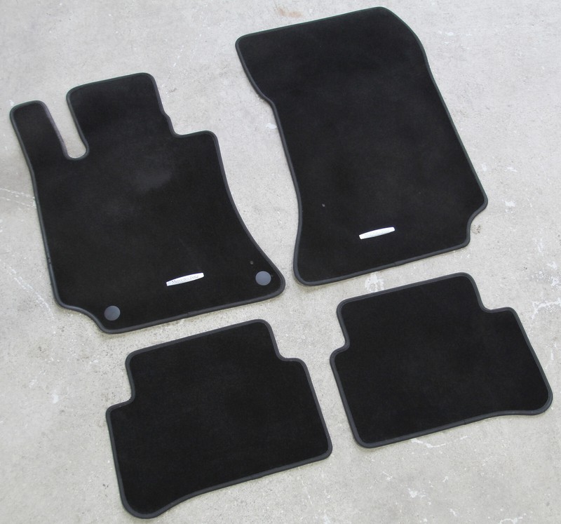 ✅ 2010-2017 MERCEDES-BENZ E-CLASS SEDAN OEM FLOOR MAT SET OF 4 BLACK CARPET CLS