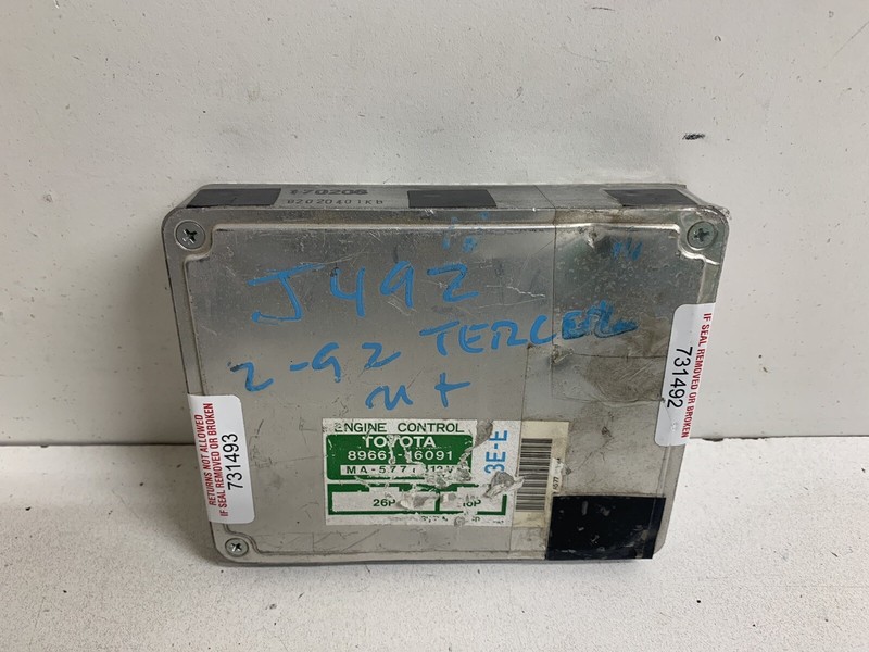 1991-1994 Toyota Tercel Engine Computer Control Module Ecu Pcu Pcm 89661-16091