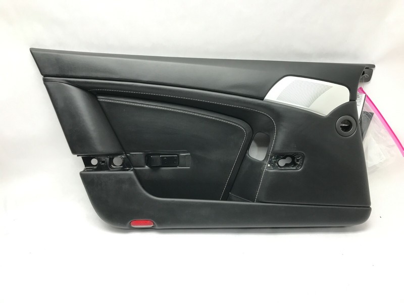 07-16 ASTON MARTIN V8 VANTAGE DOOR PANEL LEFT DRIVER SIDE OEM BLACK LEATHER