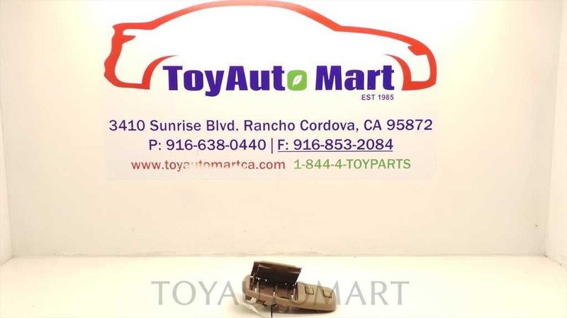 99 00 01 02 03 TOYOTA 4 RUNNER ROOF COMPARTMENT SWITCH TAN 84860-35020BO