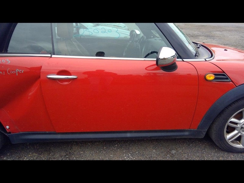 Passenger Front Door Convertible 4 Passenger Fits 09-15 MINI COOPER 1607277