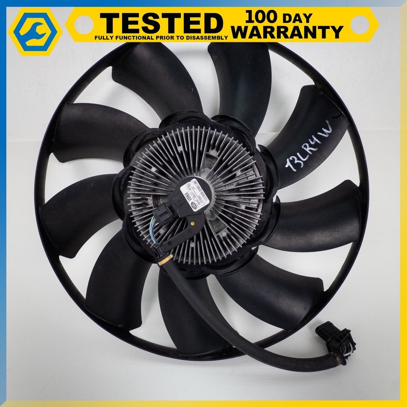 10-16 LAND ROVER L319 L320 LR4 ENGINE MOTOR RADIATOR COOLING FAN W/ CLUTCH OEM