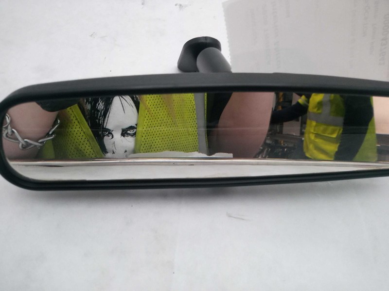 2006 Subaru Tribeca OEM Grey Interior Rear View Mirror - Used, 195k Miles