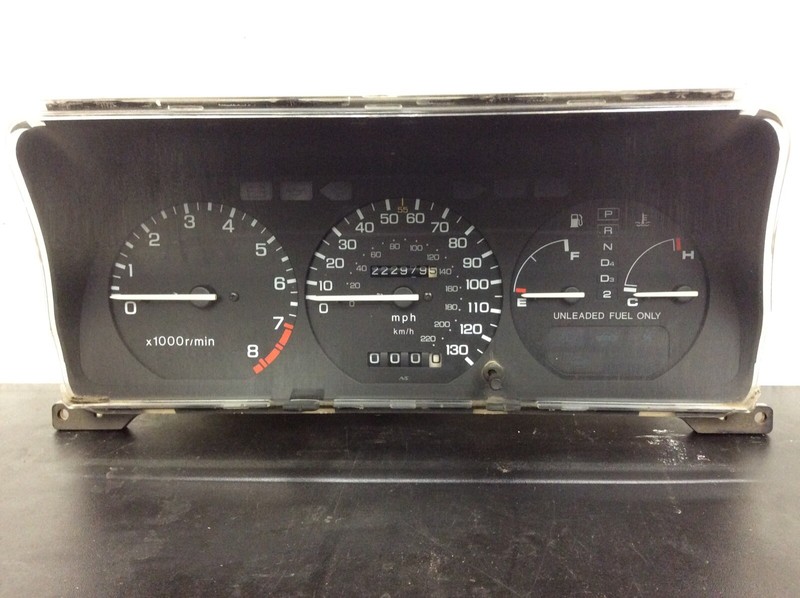 88-89 Integra RS AT Instrument Cluster Speedo Tacho Meter Gauges 222k OEM