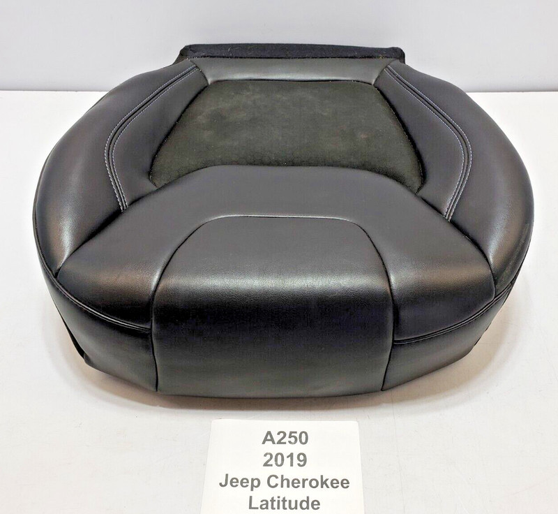 ✅19-20 OEM Jeep Cherokee Latitude Front Right Passenger Lower Seat Leather Black