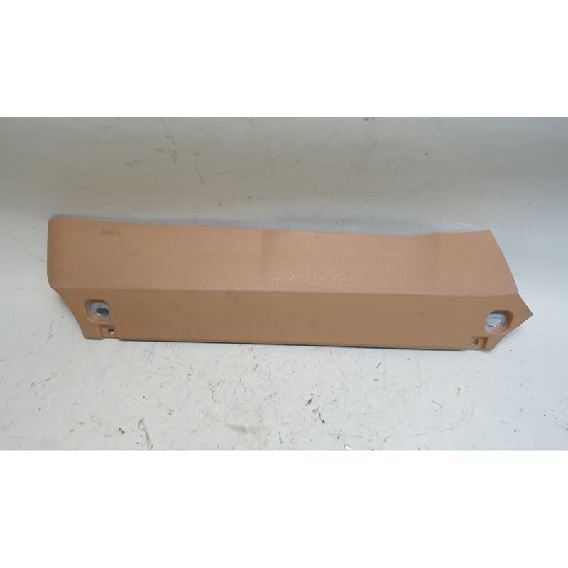 BMW F01 F02 7-Series Left Driver's Lower Dash Knee Airbag Saddle Brown OEM