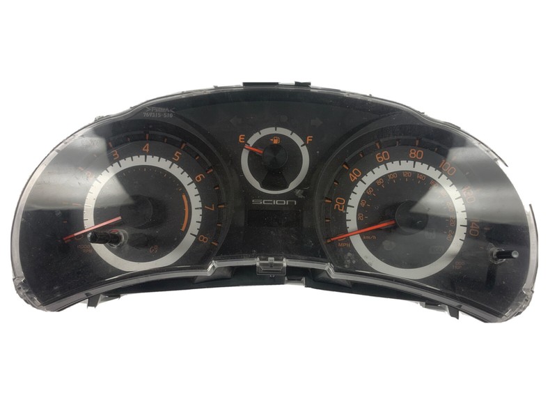 Scion TC instrument cluster 14 16 speedometer at conv ignition OEM 8380021480
