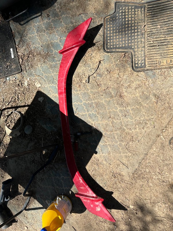 13-16 TOYOTA SCION FRS OEM RED PAINTED STOCK TRUNK MOUNTED SPOILER WING