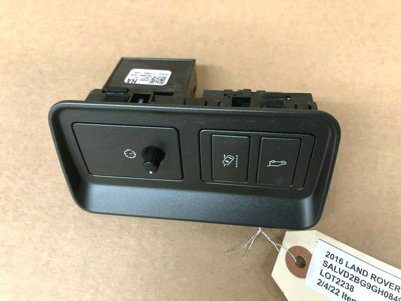 ⭐2015-2018 LAND RANGE ROVER EVOQUE TRUNK SWITCH LANE ASSIST PANEL OEM LOT2238