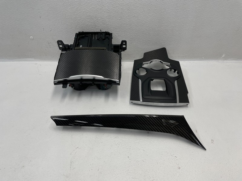 17-22 Alfa Romeo Giulia Quadrifoglio Center Console Carbon Fiber Set 1581 OEM