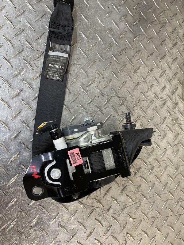2009-2012 Hyundai Genesis Coupe Driver Retractor Seatbelt Tested Oem