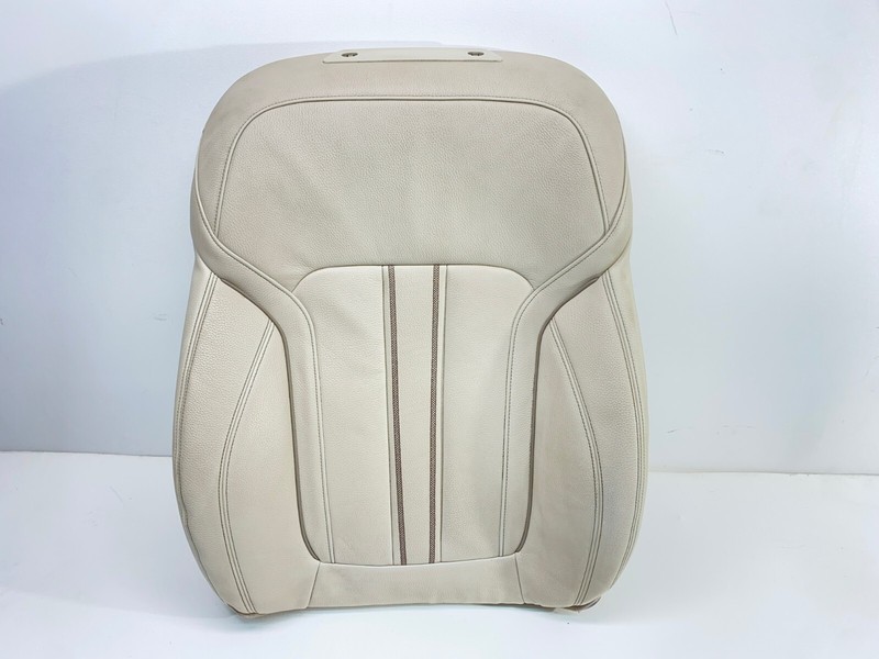 BMW G30 G32 5 Series Front Left Driver Upper Seat Cushion Leather Beige OEM✅