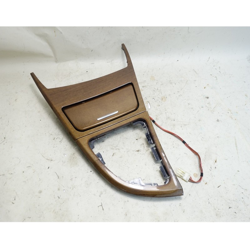 2008-2013 BMW E82 E88 1-Series Front Console Wood Trim Pair Light Walnut OEM