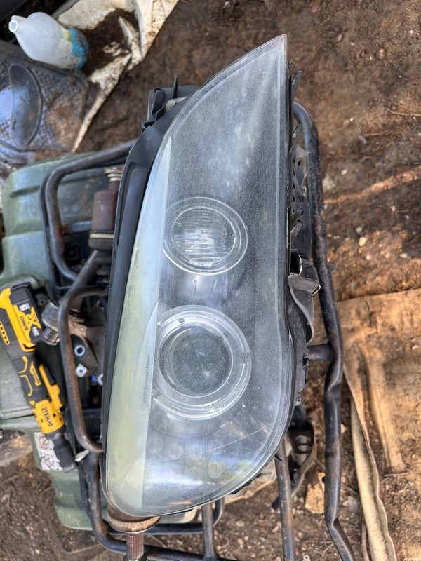 09-12 BMW 750I 740I 760I ACT7 ALP7 RH HID XENON HEADLIGHT - PASS SIDE- DAMAGED