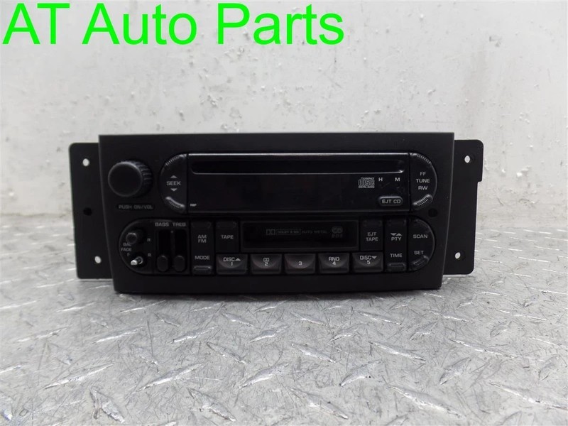 2004-2008 CHRYSLER PACIFICA AM/FM CASSETTE CD PLAYER OEM 05094468AB