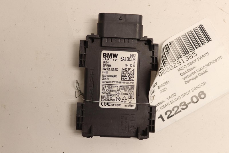 2020-2023 BMW M235I F44 REAR LEFT SIDE BLIND SPOT DISTANCE SENSOR MODULE OEM