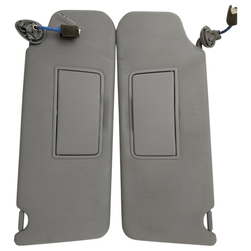 2009-2015 Honda Pilot Driver Sun Visor Mirror Right Left Sunvisor Grey Pair OEM