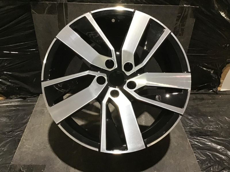 2021-2022 Volkswagen Atlas 70073 Wheel 18x8.5 Black Machined 3QF601025QF