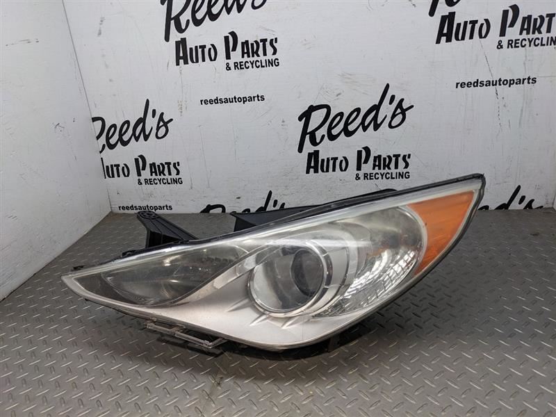 Driver Headlight VIN C 8th Digit Halogen Bright Chrome Fits 11-14 SONATA 1113189