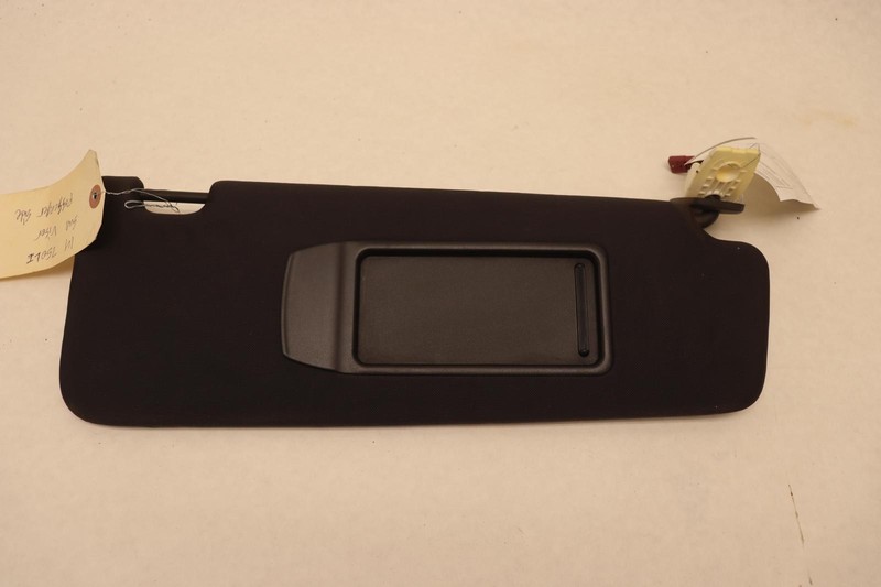 2009-2015 BMW 750LI F02 FRONT LEFT DRIVER SIDE SUN VISOR SHADE CLOTH BLACK OEM