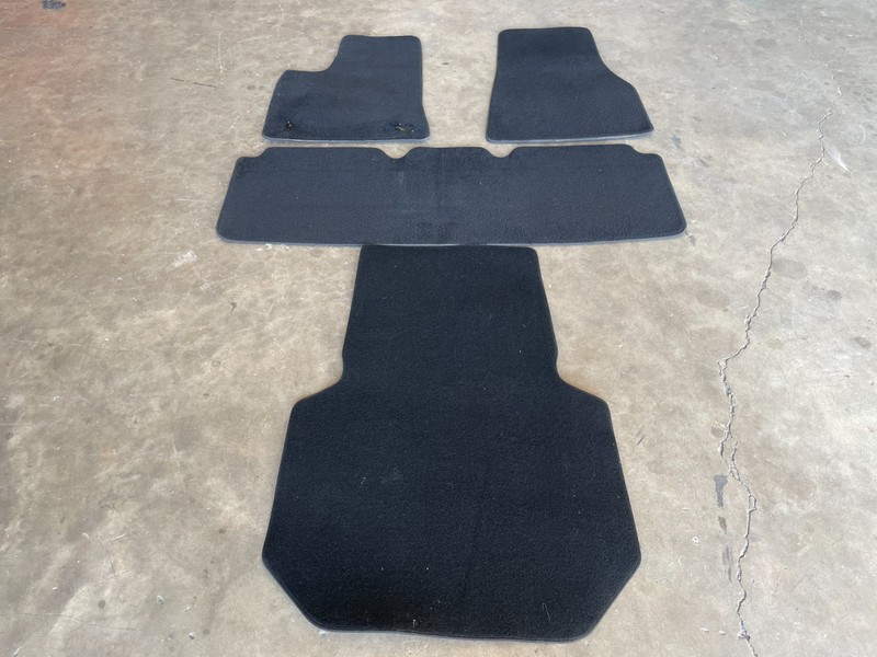 12 13 14 15 Tesla Model S Front Rear Floor Mat Carpet Set Black 1584 OEM