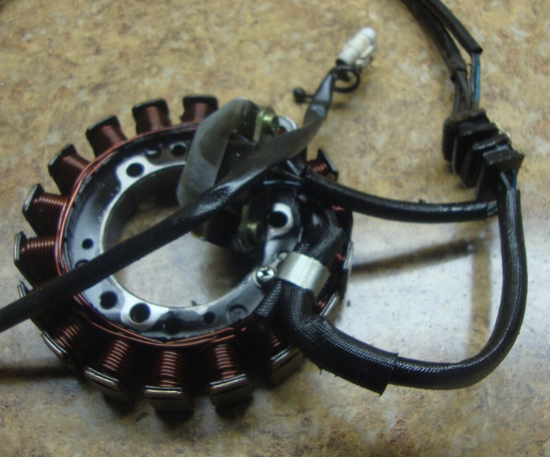 2002 Kawasaki Prairie 650 ATV 4x4 Engine Stator Coil Magneto Generator Motor 02