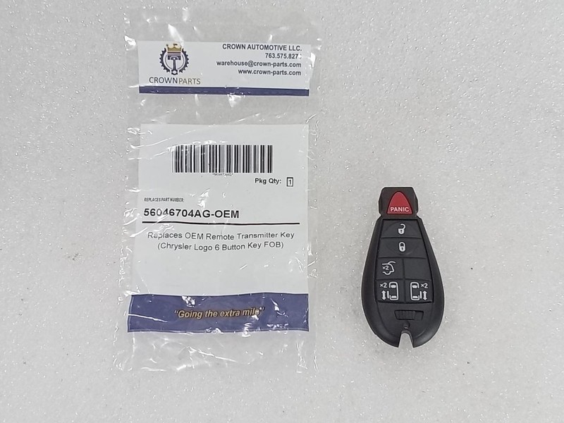 2008-2016 Chrysler Town & Country 10954 Keyless Remote Transmitter 56046704A