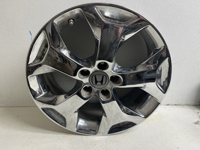 2010-2012 Honda Crosstour 18x7 Alloy Wheel Rim Chrome Cladding 5 Spoke 18" Inch