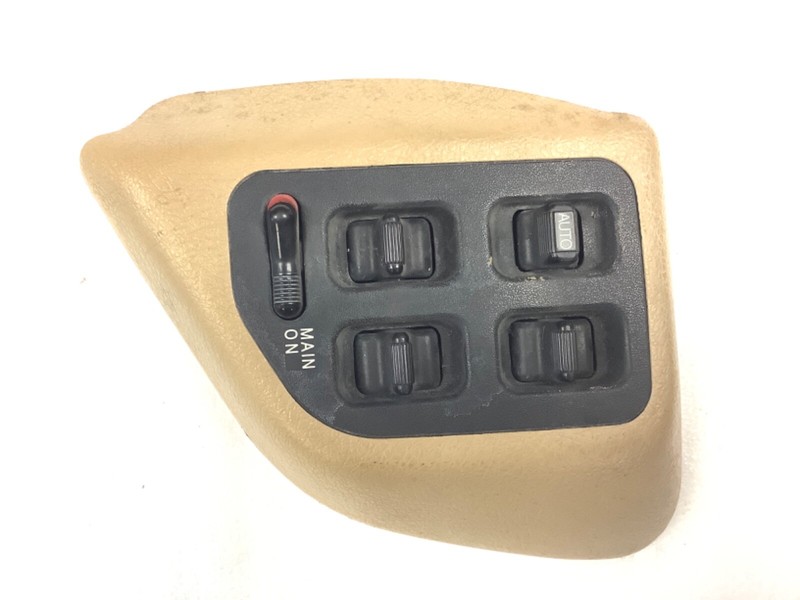 90-93 Integra 4Dr Left Front Power Master Window Switch Panel Bezel Garnish Tan
