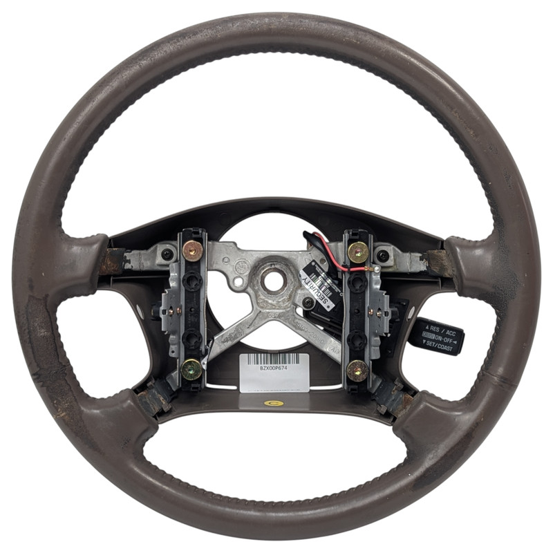 98-02 Toyota 4Runner Leather Steering Wheel W/ Cruise Oak Brown 45103-20610 OEM