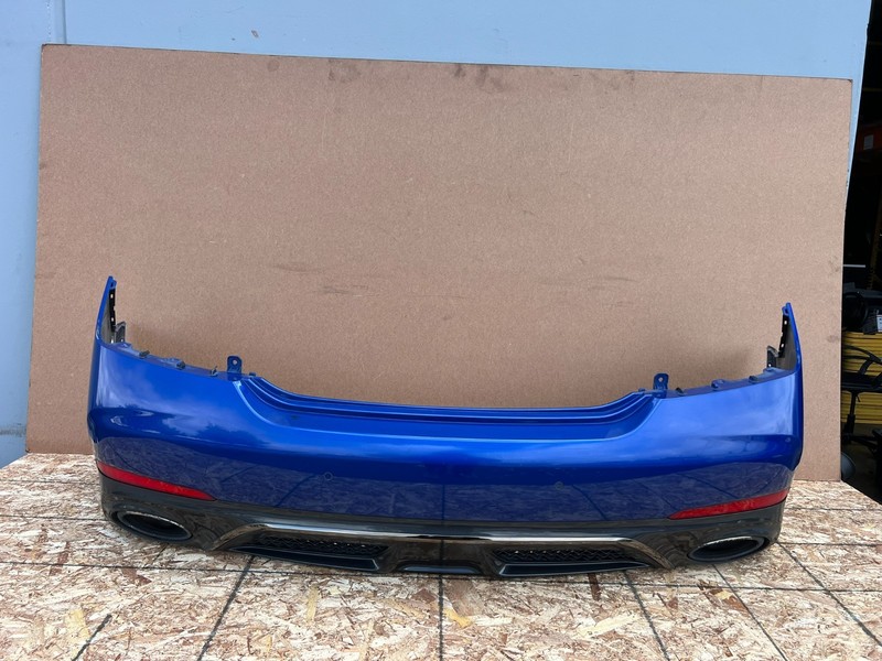 GENESIS G70 2019-2021 OEM REAR BUMPER COVER WITH SENSORS ASSEMBLY BLUE (PS5)