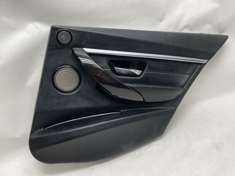 2016-2018 BMW 340I XDRIVE REAR RIGHT SIDE INTERIOR DOOR PANEL TRIM BLACK OEM