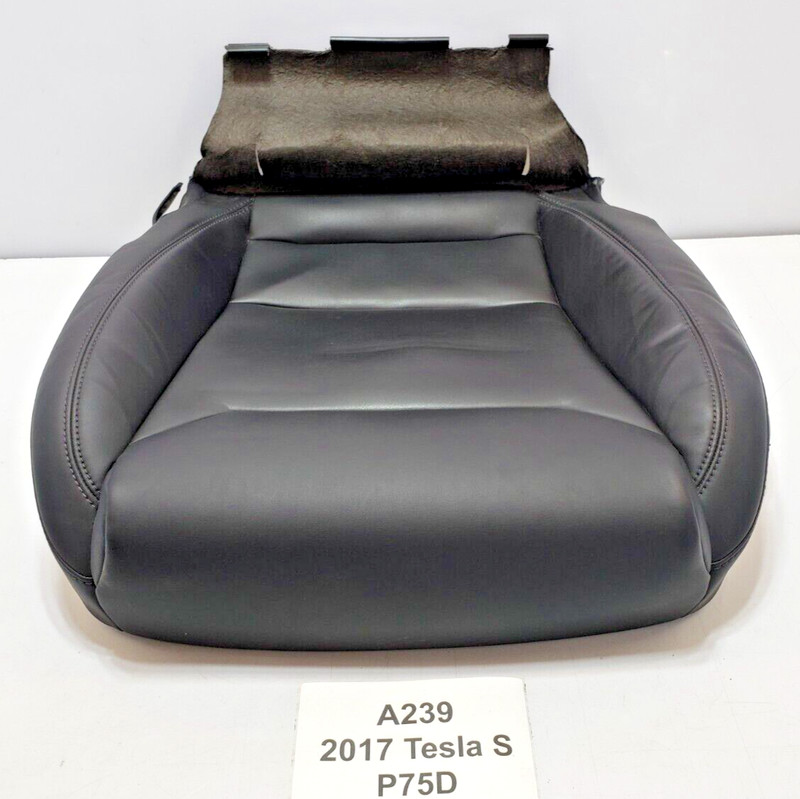 ✅ 2016-2020 Tesla Model S Front Left Driver Side Seat Lower Cushion Black