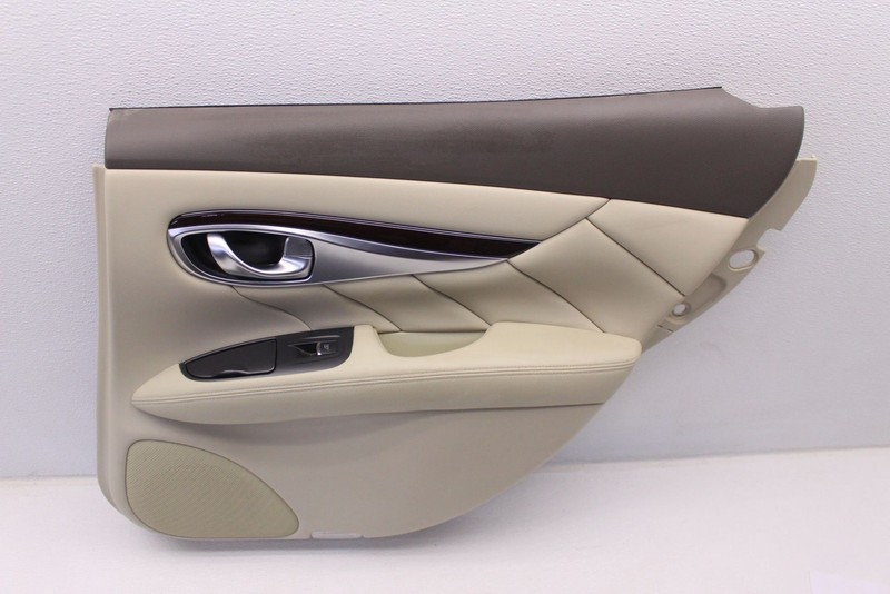2013 INFINITI M37X M35 M56 Q70 REAR PASSENGER RIGHT DOOR PANEL TRIM WHEAT OEM