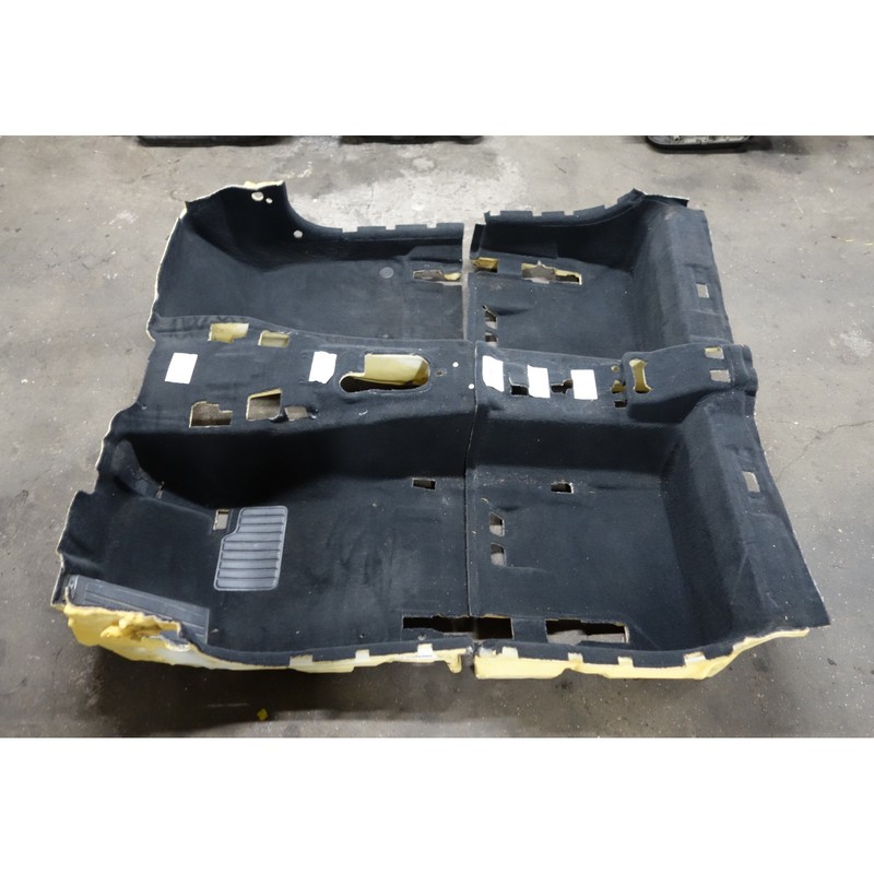 04-10 BMW E64 6-Series Convertible Interior Floor Covering Carpet Set Black OEM