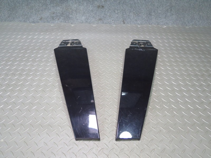 14-17 MASERATI GHIBLI M157 RIGHT & LEFT SIDE EXTERIOR B PILLAR MOLDING TRIM SET