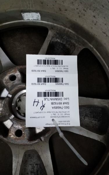 Wheel 16x6-1/2 Alloy LX 5 Spoke With Fits 14-15 OPTIMA 225191