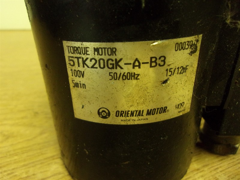 Oriental 5TK20GK-A-B3 Torque Motor *FREE SHIPPING*