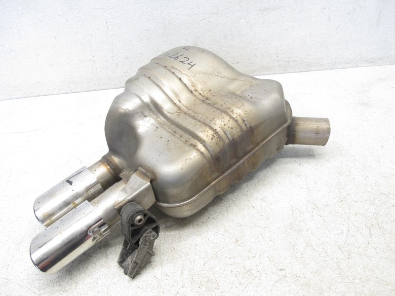 08-12 AUDI 8T S5 4.2 FULL REAR SECTION EXHAUST PIPE MUFFLER LEFT OEM 062624