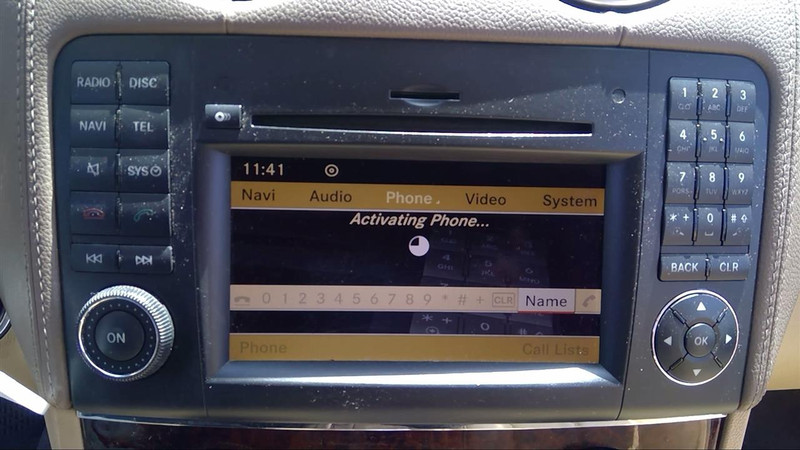 2010-2012 Mercedes GL450 Navigation GPS Navi Screen Menu Info A 164 900 26 01