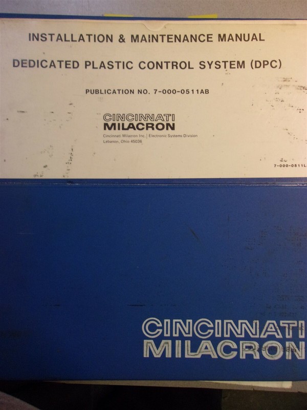 Cincinnati Milacron Installation Maintenance Manual 7-000-0511AB *FREE SHIPPING*
