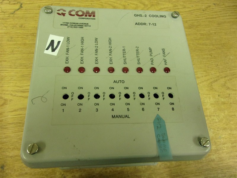 QCom Vynco Vynckier Industrial Control Panel Enclosure AB-676027 E-54315 "N"