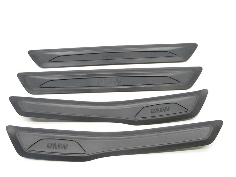 12-19 BMW F30 328i SEDAN DOOR SILL SCUFF PLATE SET LEFT RIGHT FRONT REAR 121224