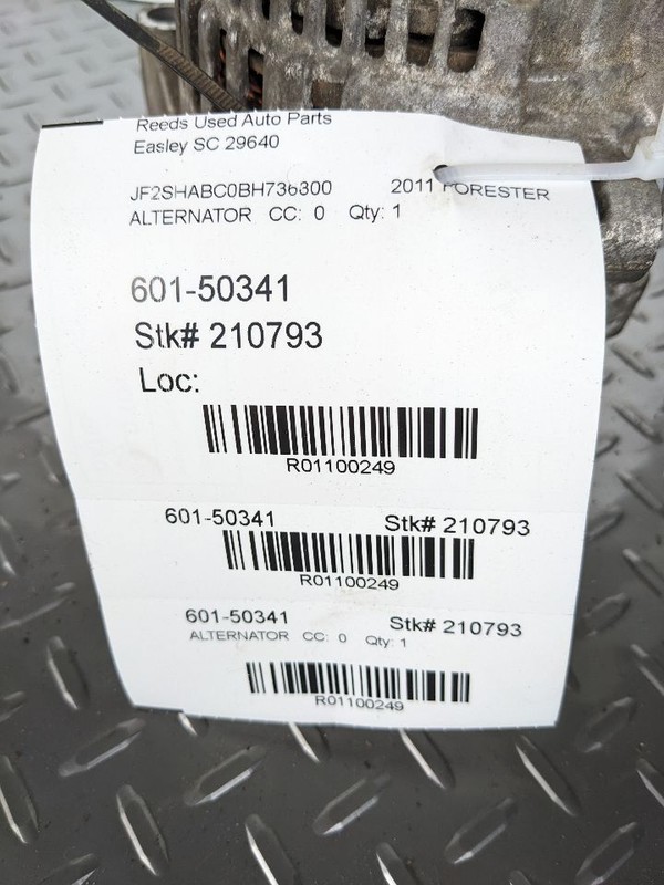 Alternator Without Turbo Fits 11-13 FORESTER 1100249