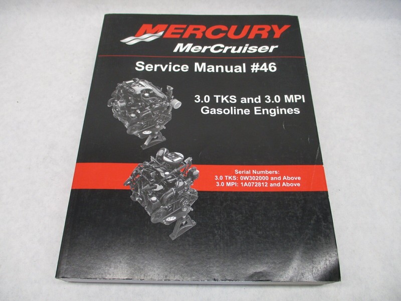 90-899883197 2011 Mercury Mercruiser Gas Engine #46 Service Manual 3.0L TKS MPI