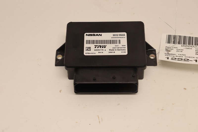 2019-2020 INFINITI QX50 2.0L PARKING BRAKE COMPUTER CONTROL UNIT MODULE OEM