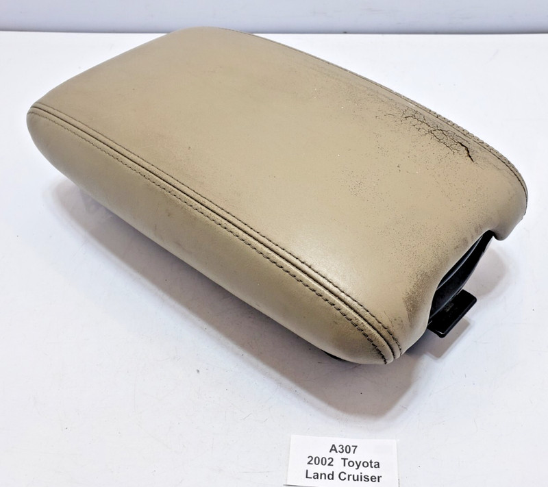 ✅ 01-07 OEM Toyota Land Cruiser J100 Center Console Armrest Lid Leather NOTE*