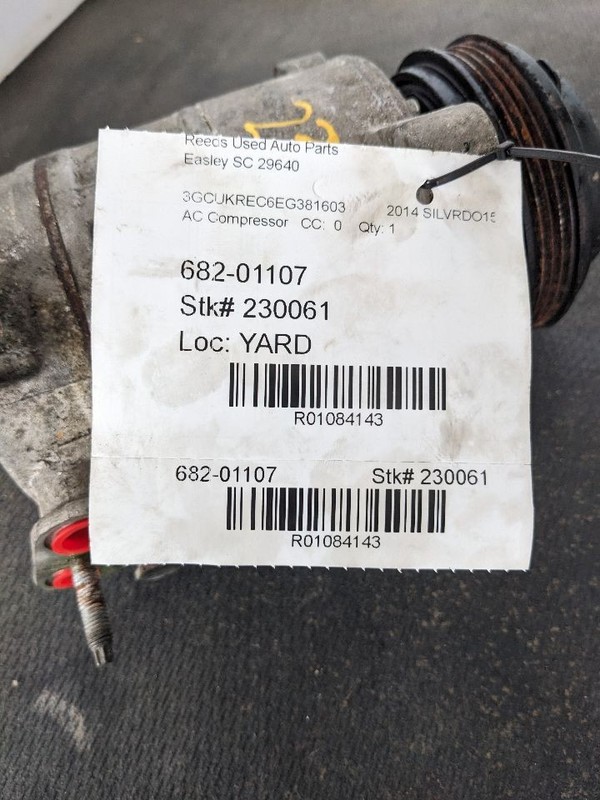 AC Compressor Classic Style Fits 14-19 SIERRA 1500 PICKUP 1084143